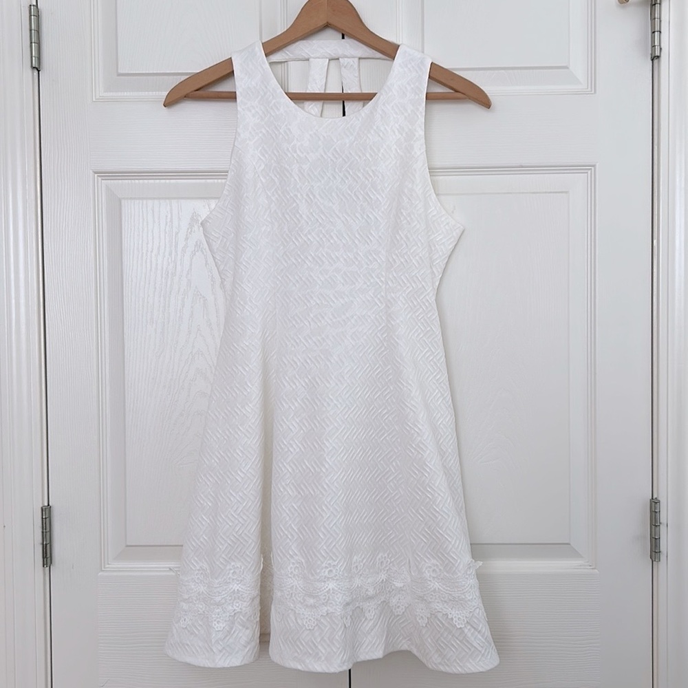Francesca’s collection Women’s Midi Dress Sleeveless White medium - Picture 7 of 7